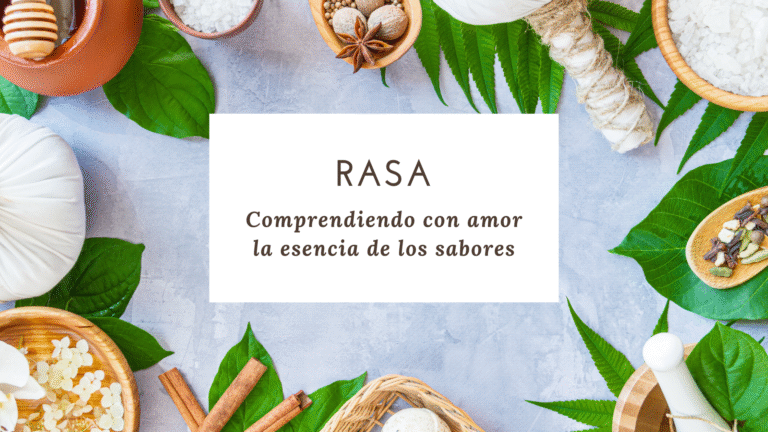 RASA  Comprendiendo con amor la esencia de los sabores